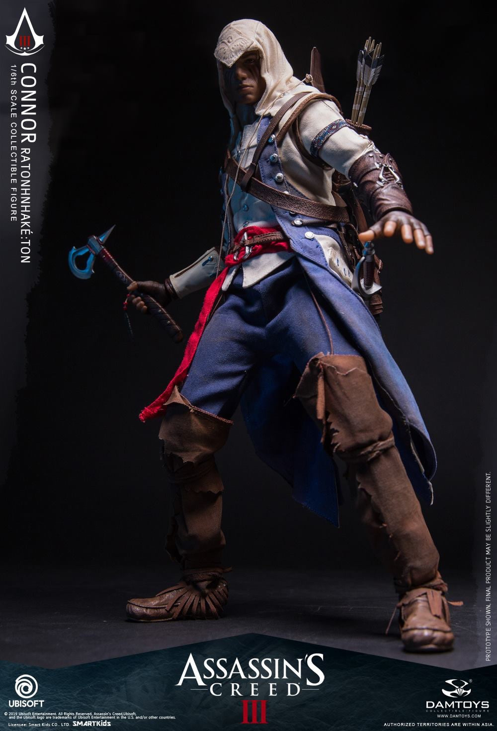 Pedido Figura (limitado) Connor - Assassin's Creed III marca Damtoys DMS010 escala 1/6 (BACK ORDER)