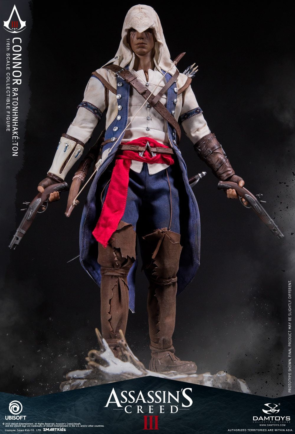 Pedido Figura (limitado) Connor - Assassin's Creed III marca Damtoys DMS010 escala 1/6 (BACK ORDER)