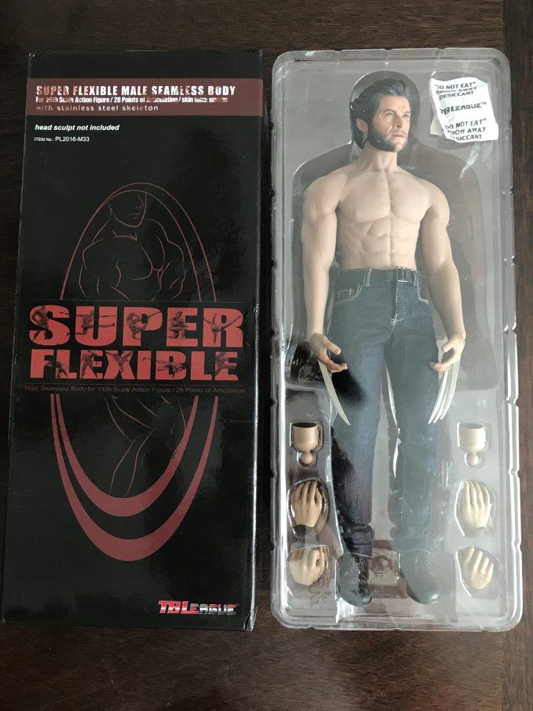 Figura Wolfman con cuerpo marca Phicen TBLeague M33 escala 1/6