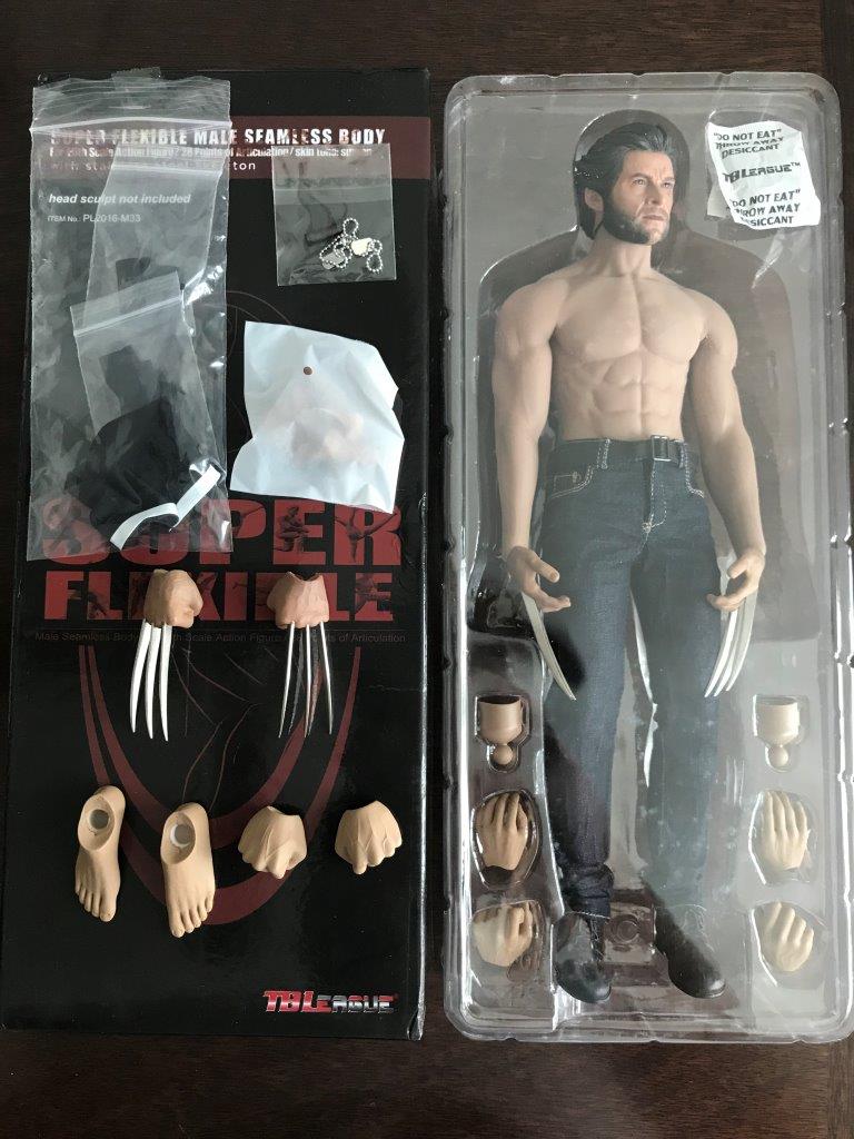 Figura Deluxe Wolfman con cuerpo marca Phicen TBLeague M33 escala 1/6