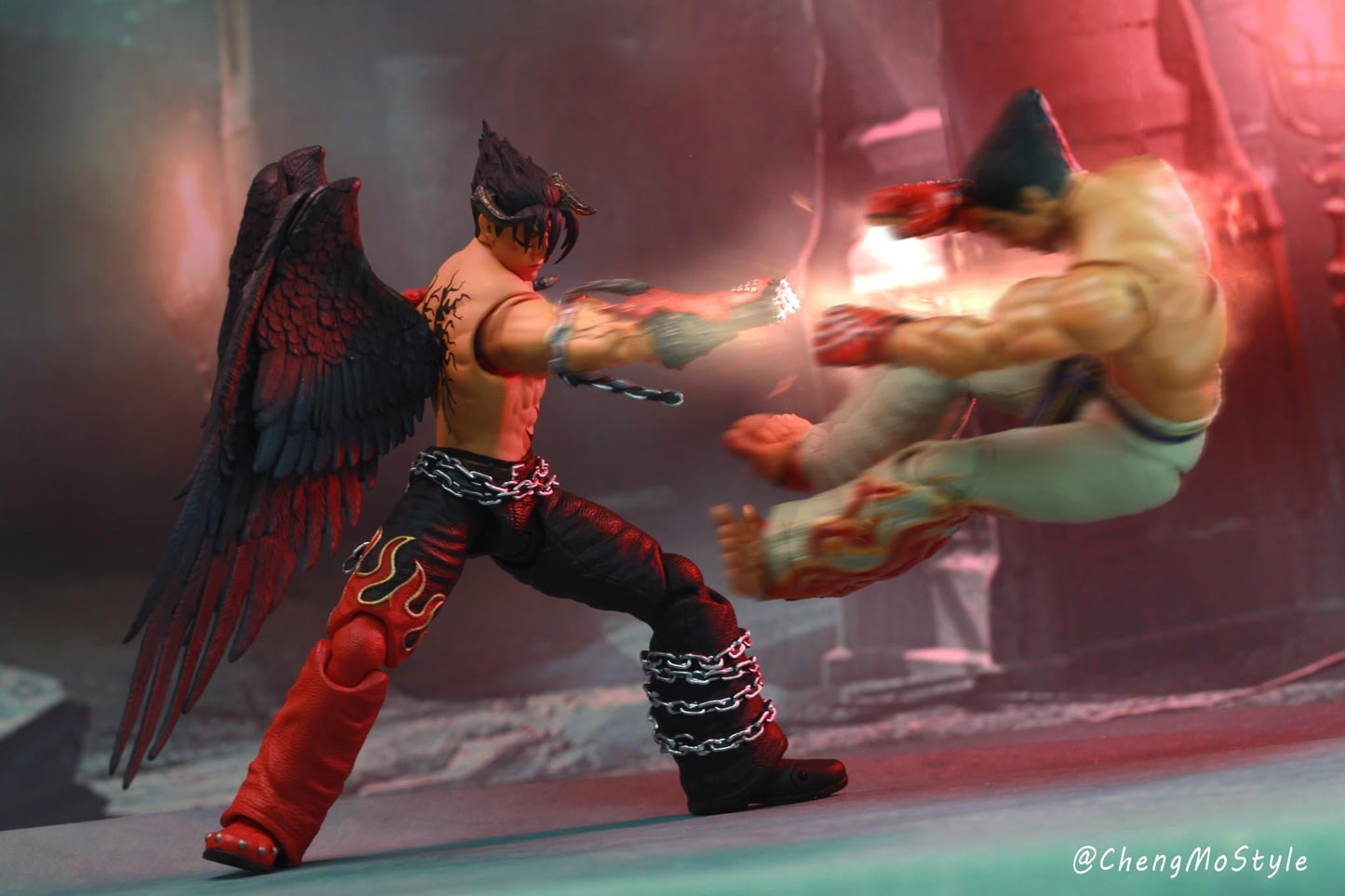 Pedido Figura Devil Jin - Tekken 7 marca Storm Collectibles escala pequeña 1/12