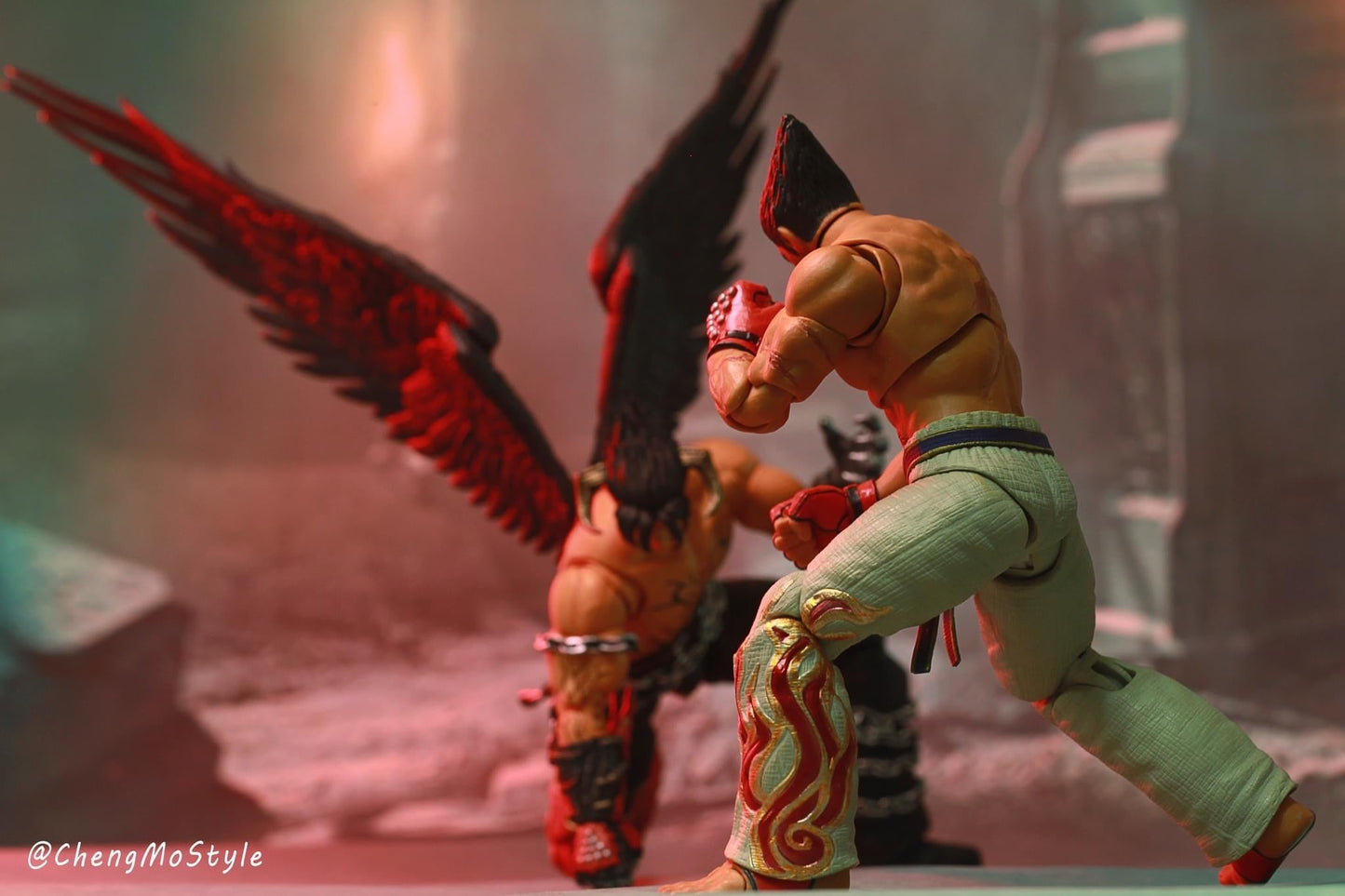 Pedido Figura Devil Jin - Tekken 7 marca Storm Collectibles escala pequeña 1/12