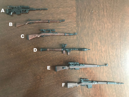 [EN STOCK] Accesorios Rifles (6 versiones) marca custom escala 1/6