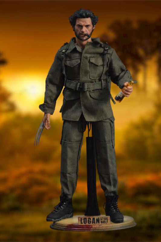 Figura Wolfman con Uniforme Militar marca EM Custom Studios escala 1/6