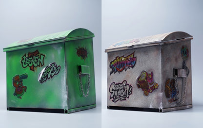 Pedido Diorama Trash Dumpster / Contenedor de basura (2 versiones) marca ZBobToys escala 1/6