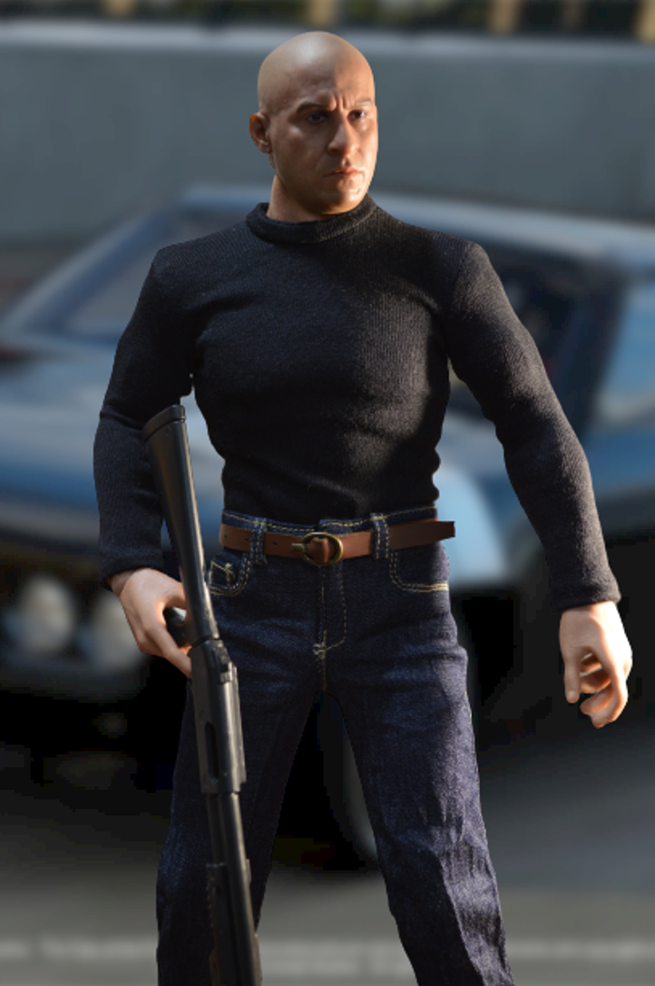 Figura Tough guy marca EM Custom Studios escala 1/6