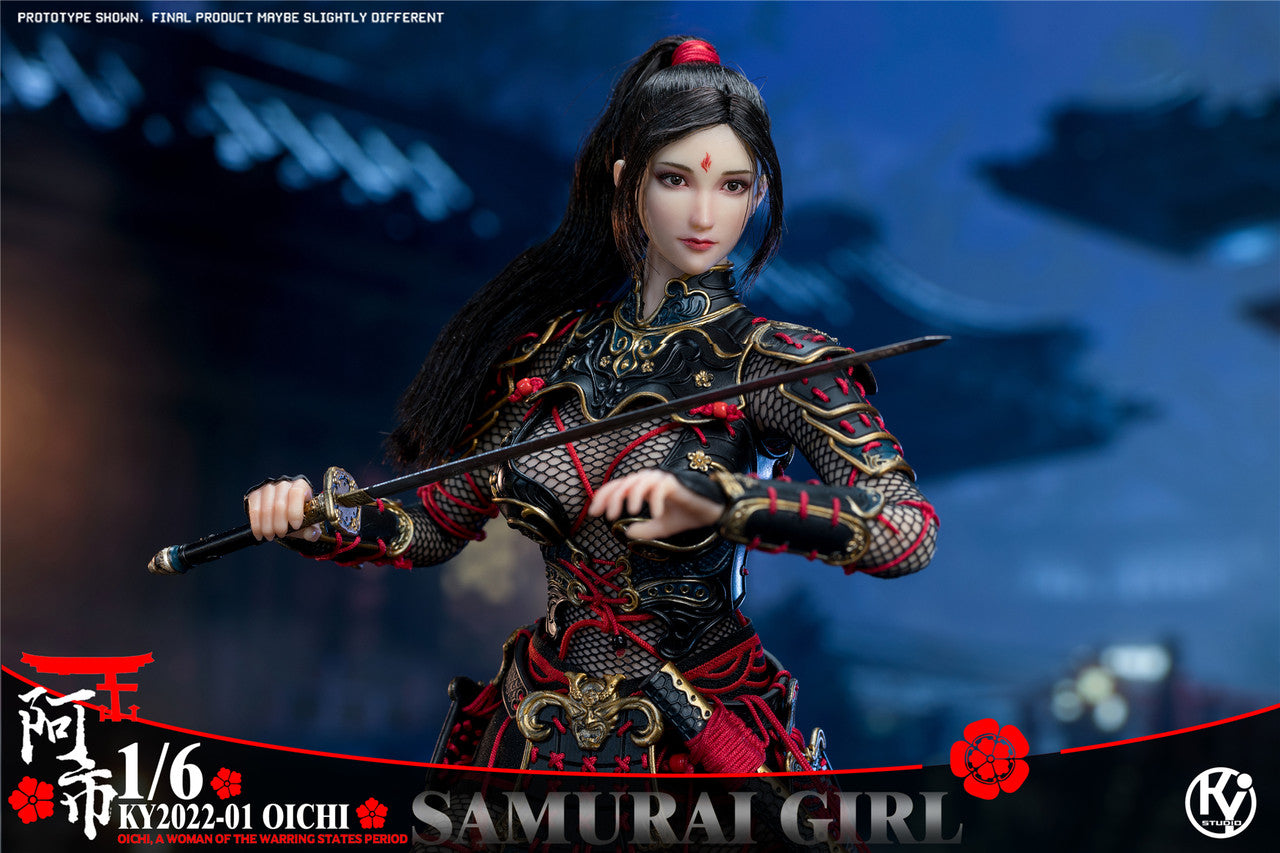 Pedido Figura Samurai Girl OICHI marca Kystudio KY2022-01 escala 1/6