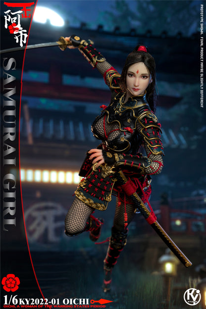 Pedido Figura Samurai Girl OICHI marca Kystudio KY2022-01 escala 1/6