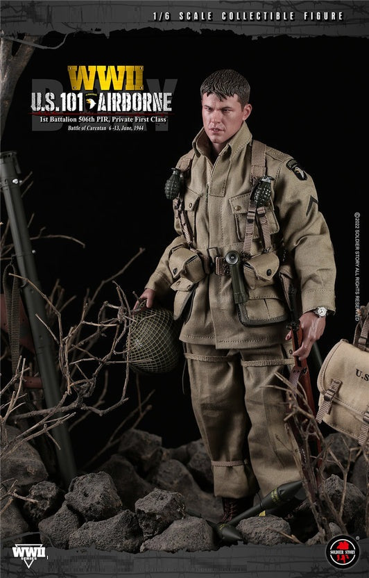 Pedido Figura Private First Class - WWII US 101st Airborne 1st Battalion 506th PIR marca Soldier Story SS126 escala 1/6