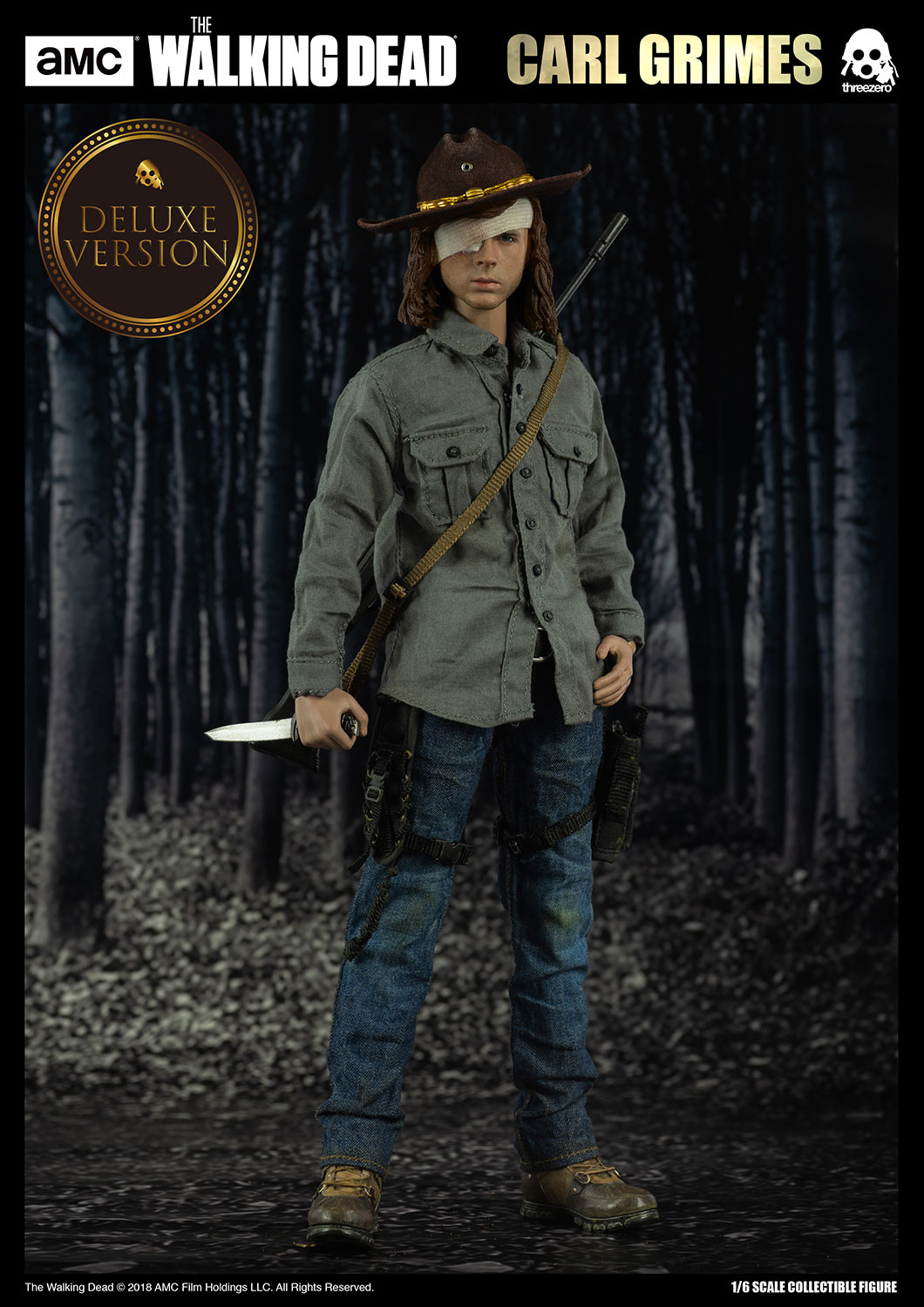 Pedido Figura Carl Grimes (Deluxe Version) - The Walking Dead marca Threezero 3Z0062DV escala 1/6