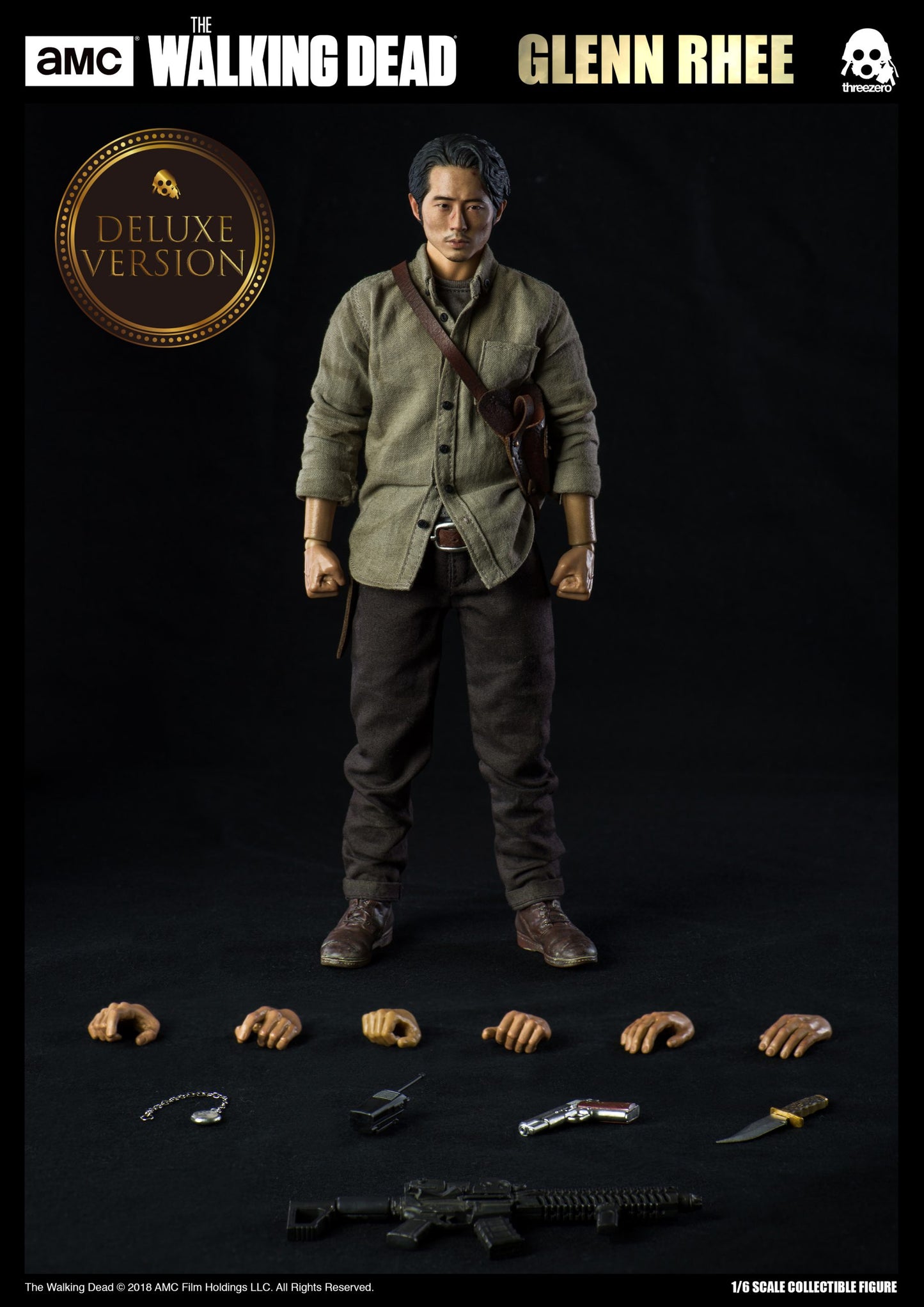 Pedido Figura Glenn Rhee (Deluxe Version) - The Walking Dead marca Threezero 3Z0038DV escala 1/6