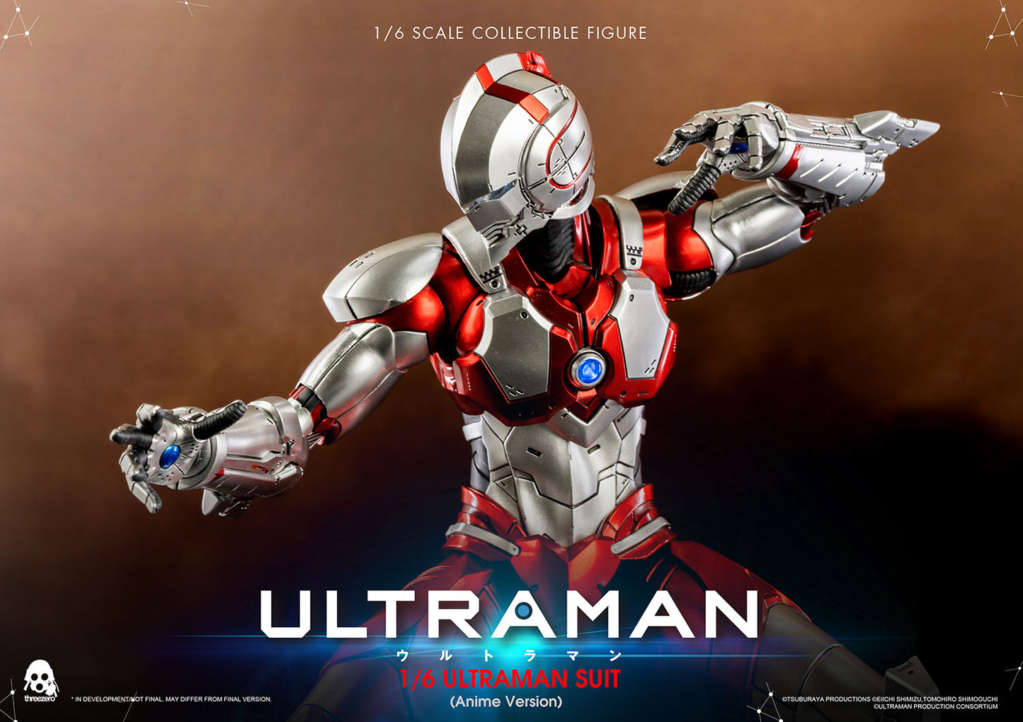 Pedido Figura Ultraman Suit (Anime version) marca Threezero 3Z0129 escala 1/6