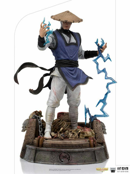 Pedido Estatua Raiden - Mortal Kombat marca Iron Studios escala de arte 1/10