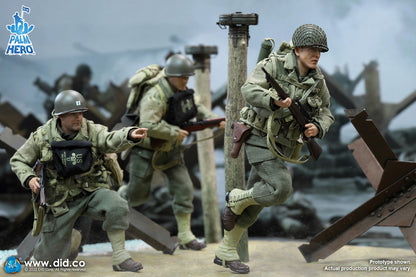 Pedido Figura Private Jackson - WWII US 2nd Ranger Battalion - Palm Hero Series 2 marca DID XA80009 escala pequeña 1/12