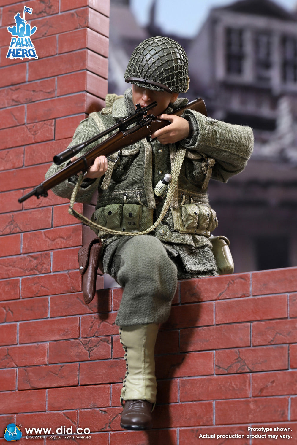 Pedido Figura Private Jackson - WWII US 2nd Ranger Battalion - Palm Hero Series 2 marca DID XA80009 escala pequeña 1/12