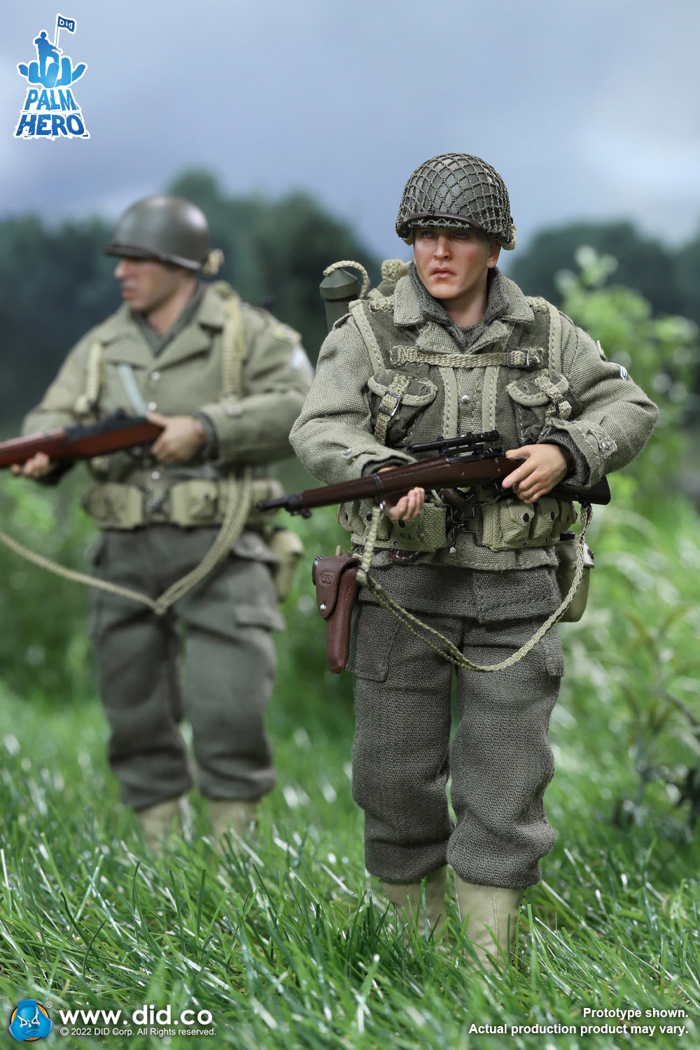 Pedido Figura Private Jackson - WWII US 2nd Ranger Battalion - Palm Hero Series 2 marca DID XA80009 escala pequeña 1/12