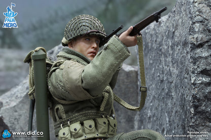 Pedido Figura Private Jackson - WWII US 2nd Ranger Battalion - Palm Hero Series 2 marca DID XA80009 escala pequeña 1/12