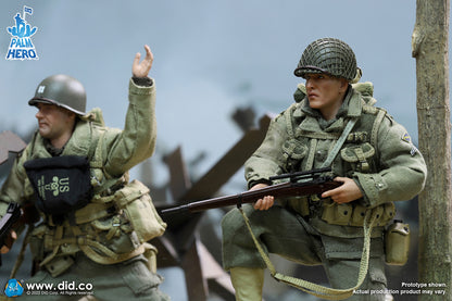 Pedido Figura Private Jackson - WWII US 2nd Ranger Battalion - Palm Hero Series 2 marca DID XA80009 escala pequeña 1/12