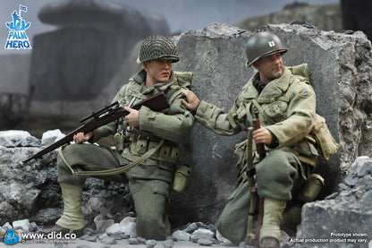 Pedido Figura Private Jackson - WWII US 2nd Ranger Battalion - Palm Hero Series 2 marca DID XA80009 escala pequeña 1/12