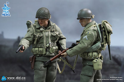 Pedido Figura Private Jackson - WWII US 2nd Ranger Battalion - Palm Hero Series 2 marca DID XA80009 escala pequeña 1/12