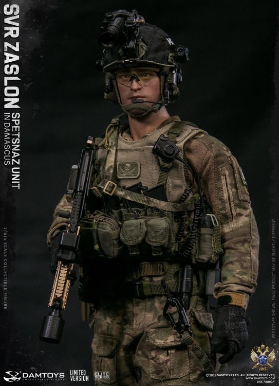 Preventa Figura SVR Zaslon in Damascus (Limited Version) - Russian Spetsnaz Unit marca Damtoys 78093F 1/6 escala 1/6