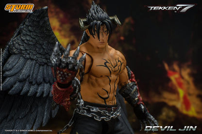 Pedido Figura Devil Jin - Tekken 7 marca Storm Collectibles escala pequeña 1/12