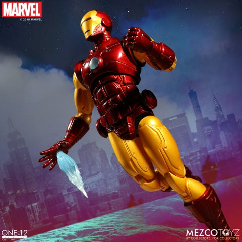 Pedido Figura Iron Man - Marvel - One:12 Collective marca Mezco Toyz escala pequeña 1/12