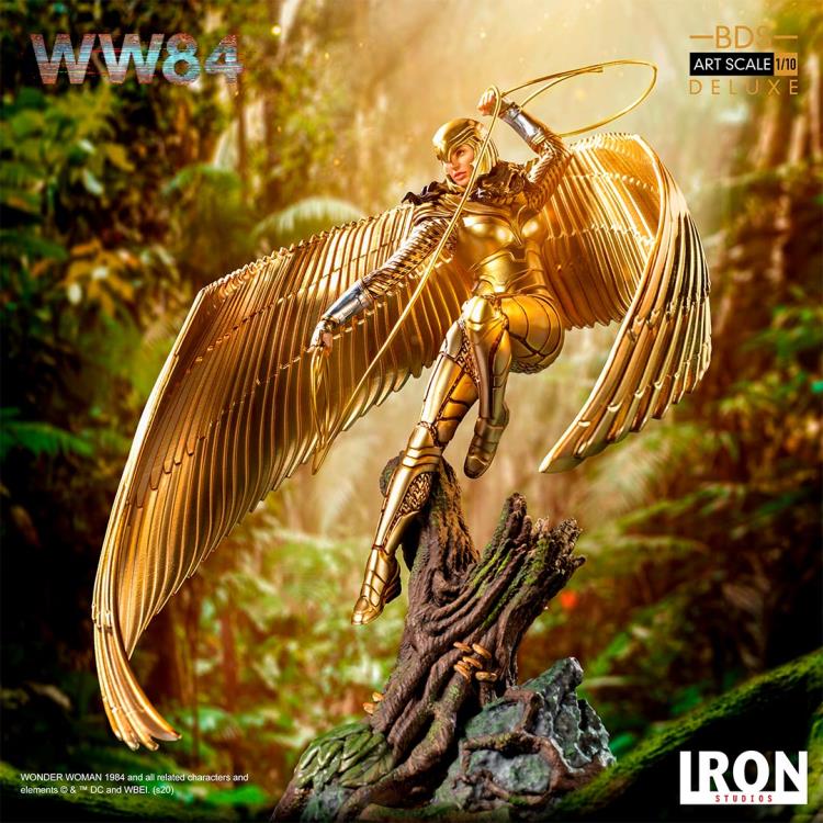 Pedido Estatua Wonder Woman Golden Armor Deluxe - Wonder Woman 1984 - Battle Diorama Series (DBS) Limited Edition marca Iron Studios escala de arte 1/10