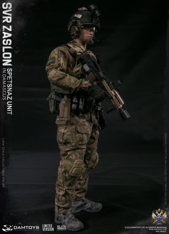 Preventa Figura SVR Zaslon in Damascus (Limited Version) - Russian Spetsnaz Unit marca Damtoys 78093F 1/6 escala 1/6