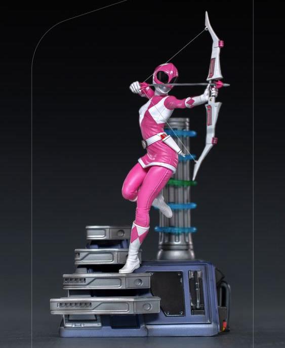 Pedido Estatua Pink Ranger - Mighty Morphin Power Rangers - Battle Diorama Series (BDS) - marca Iron Studios escala de arte 1/10