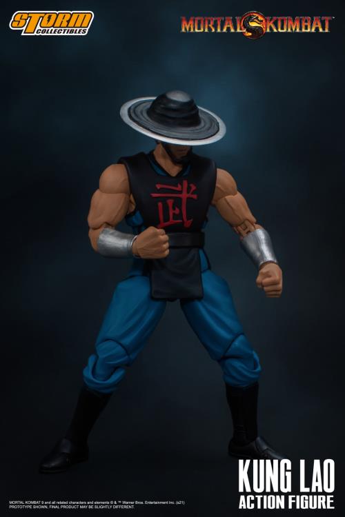 Pedido Figura Kung Lao - Mortal Kombat 2 VS Series marca Storm Collectibles escala pequeña 1/12