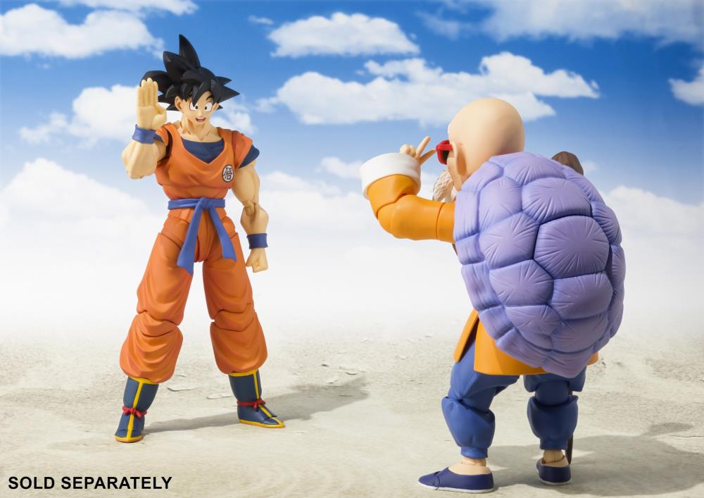 Pedido Figura Goku (A Saiyan Raised On Earth) - Dragon Ball Z - S.H.Figuarts marca Bandai Spirits escala pequeña 1/12