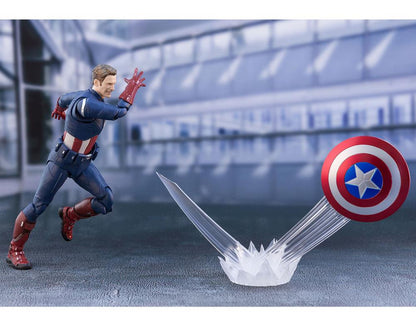 Pedido Figura Captain America (Cap vs. Cap) - Avengers: Endgame - S.H.Figuarts marca Bandai Spirits escala pequeña 1/12