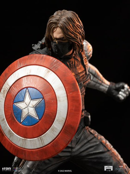 Preventa Estatua Winter Soldier - The Infinity Saga - Battle Diorama Series - marca Iron Studios escala de arte 1/10