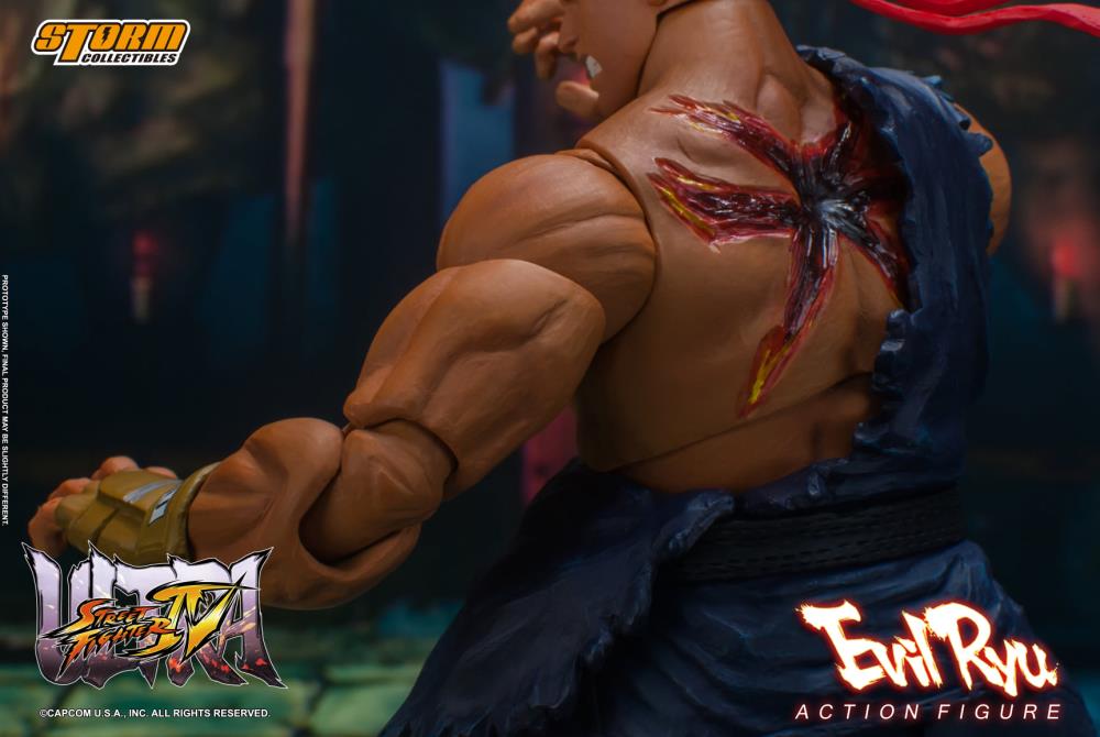 Pedido Figura Evil Ryu - Ultra Street Fighter IV marca Storm Collectibles escala pequeña 1/12