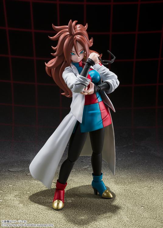 Pedido Figura Android 21 (Lab Coat) - Dragon Ball FighterZ - S.H.Figuarts marca Bandai Spirits escala pequeña 1/12