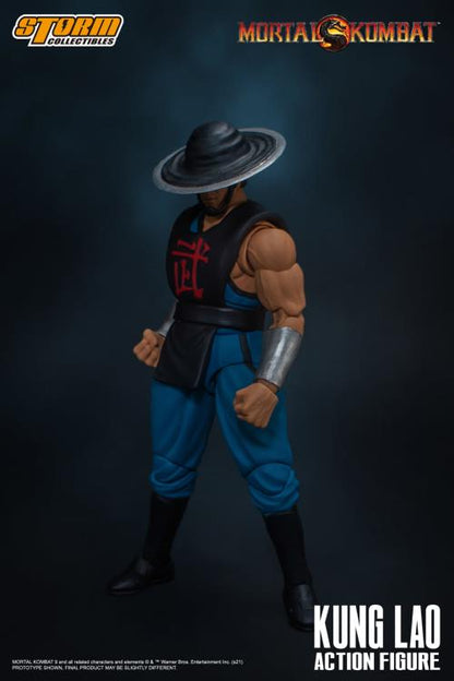 Pedido Figura Kung Lao - Mortal Kombat 2 VS Series marca Storm Collectibles escala pequeña 1/12