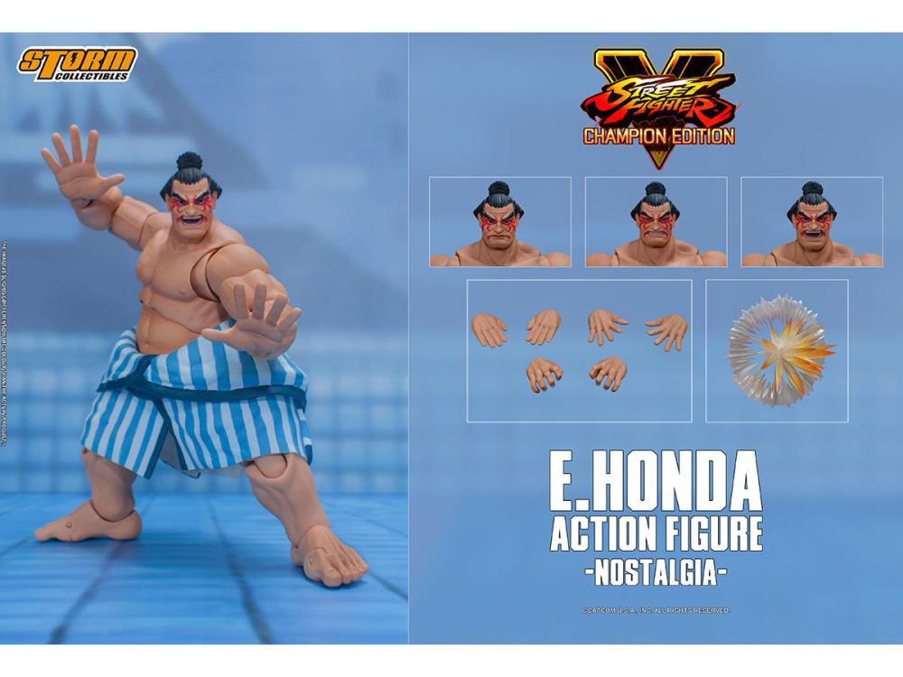 Pedido Figura E. Honda - Street Fighter V marca Storm Collectibles escala pequeña 1/12