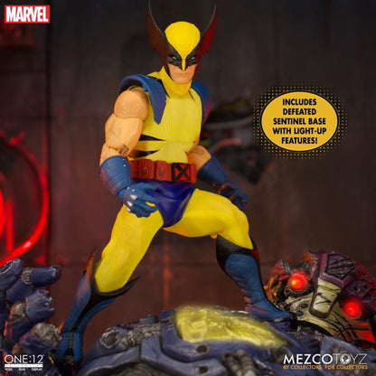 Pedido Figura Wolverine Deluxe Steel Box Edition - Marvel One:12 Collective marca Mezco Toyz 76536 escala pequeña 1/12