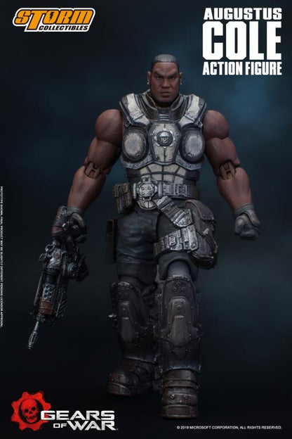 Pedido Figura Augustus Cole - Gears of War marca Storm Collectibles escala pequeña 1/12