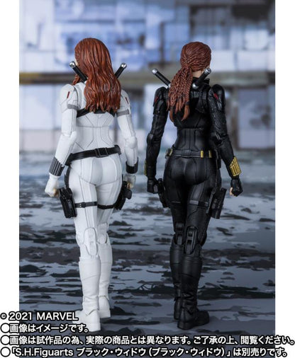 Pedido Figura Black Widow (White Snow Suit Version) (Exclusive) - Avengers: Infinity War - S.H.Figuarts marca Bandai Spirits escala pequeña 1/12