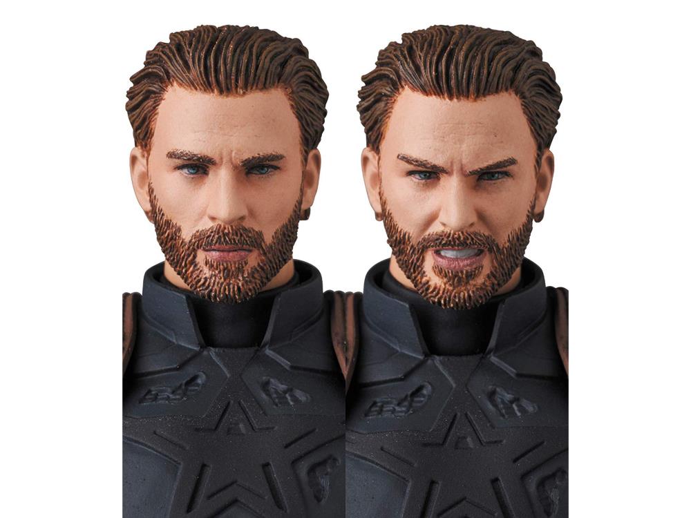 Pedido Figura Captain America - Avengers: Infinity War - MAFEX marca Medicom Toy No.122 escala pequeña 1/12