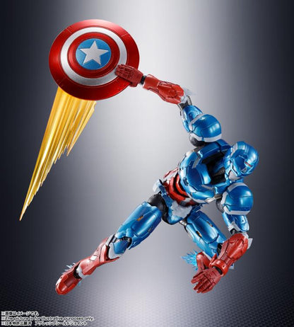 Pedido Figura Tech-On Captain America - Tech-On Avengers - S.H.Figuarts marca Bandai Spirits escala pequeña 1/12