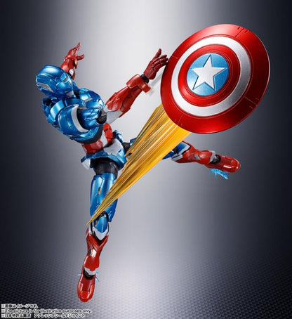 Pedido Figura Tech-On Captain America - Tech-On Avengers - S.H.Figuarts marca Bandai Spirits escala pequeña 1/12