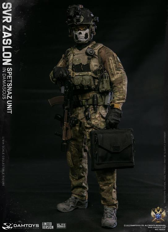 Preventa Figura SVR Zaslon in Damascus (Limited Version) - Russian Spetsnaz Unit marca Damtoys 78093F 1/6 escala 1/6