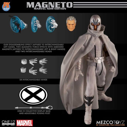 Pedido Figura Magneto (Marvel Now Edition) PX Previews Exclusive - One:12 Collective marca Mezco Toyz escala pequeña 1/12