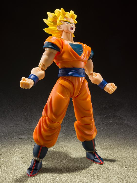 Pedido Figura Super Saiyan Goku Full Power - Dragon Ball Z - S.H.Figuarts marca Bandai Spirits escala pequeña 1/12