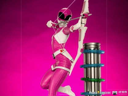 Pedido Estatua Pink Ranger - Mighty Morphin Power Rangers - Battle Diorama Series (BDS) - marca Iron Studios escala de arte 1/10