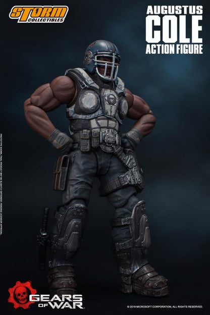 Pedido Figura Augustus Cole - Gears of War marca Storm Collectibles escala pequeña 1/12