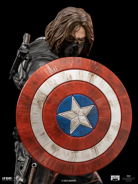 Preventa Estatua Winter Soldier - The Infinity Saga - Battle Diorama Series - marca Iron Studios escala de arte 1/10